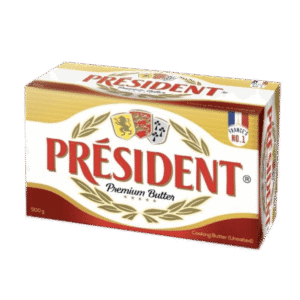 President - Pasteurised Cooking Butter (Unsalted), 500 gm (Pack of 10) ( Institutional Pack)