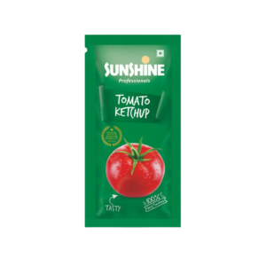 Sunshine - Tomato Ketchup Sachets (No Onion No Garlic), 8 gm (Pack of 100 Sachets)