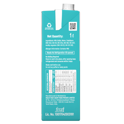 Milky Mist - UHT Fresh Cream, 1 L - Image 2