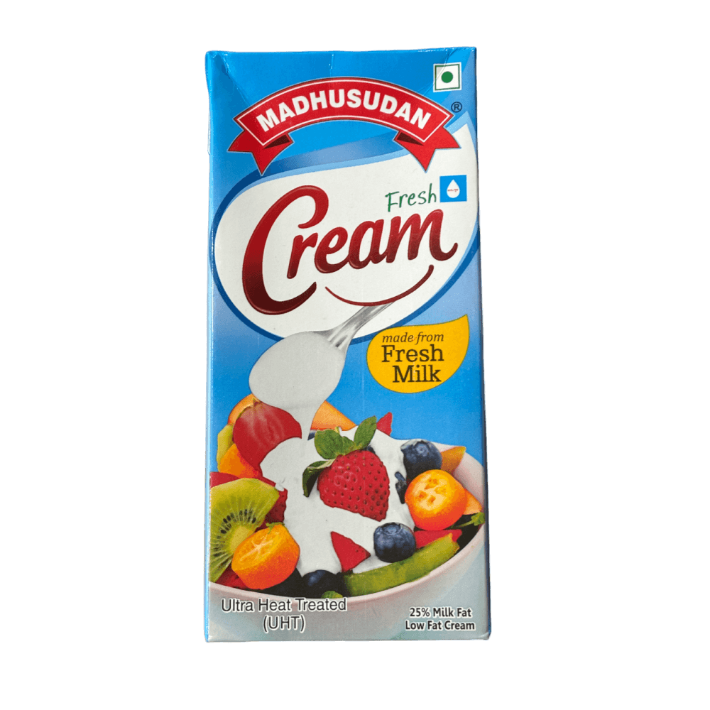 Madhusudan - Fresh Cream, 1 L Tetra Pak