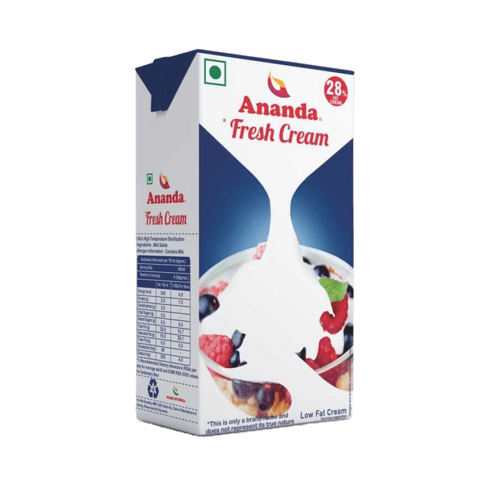 Ananda - Cream UHT Pack, 1 L