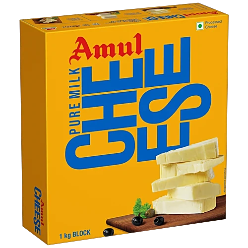 Amul - Processed Cheese Block, 1 Kg