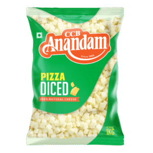 Anandam - Diced Pizza Cheese, 1 Kg